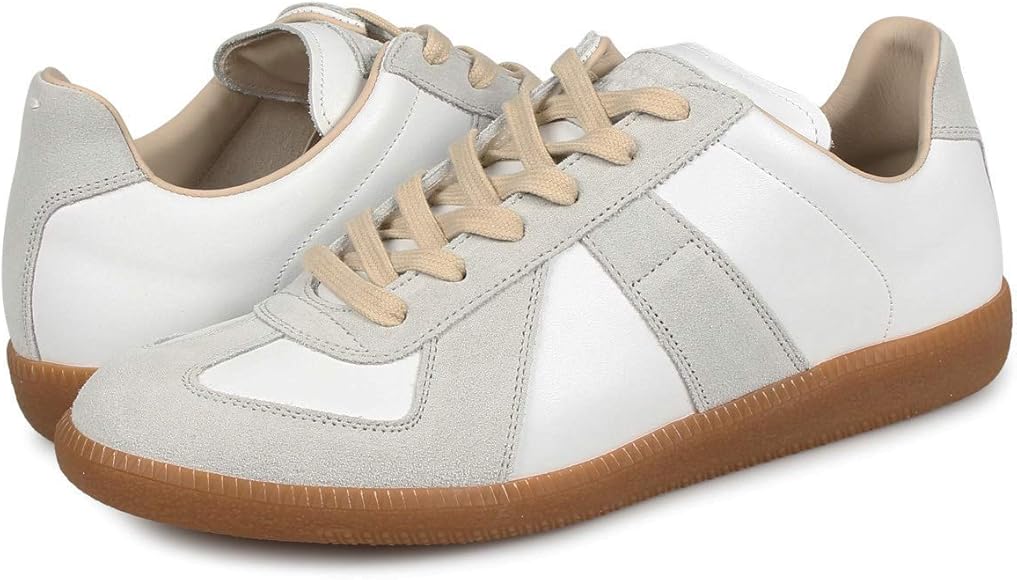 Белые и серые кроссовки Replica от Maison Margiela