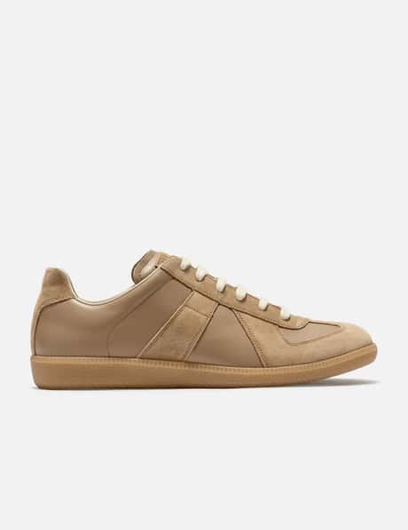 Maison Margiela Tan Replica Sneakers – Leather & Suede