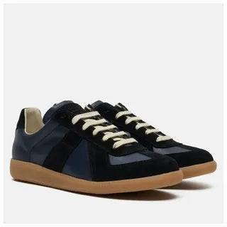 Maison Margiela GAT Replica Leather and Suede Sneakers