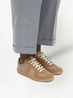 Maison Margiela Tan Replica Sneakers – Leather & Suede