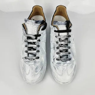 Broken Mirror Finish Sneakers