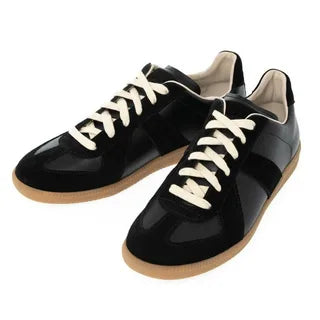 Maison Margiela Lace Up Black Trainers | Rewind Vintage Affairs